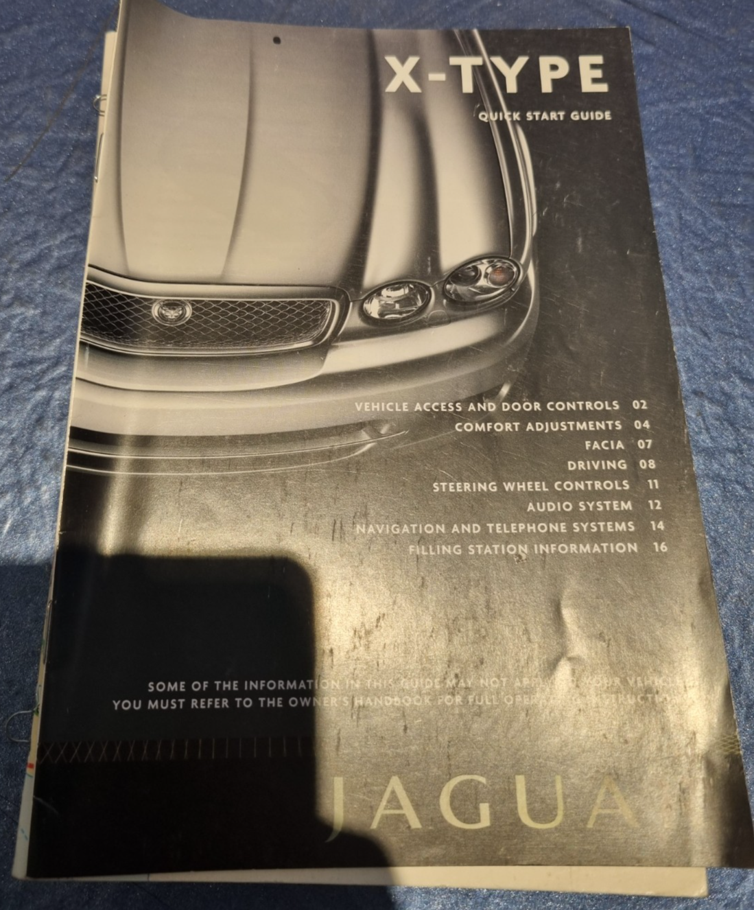 JAGUAR X TYPE HANDBOOK