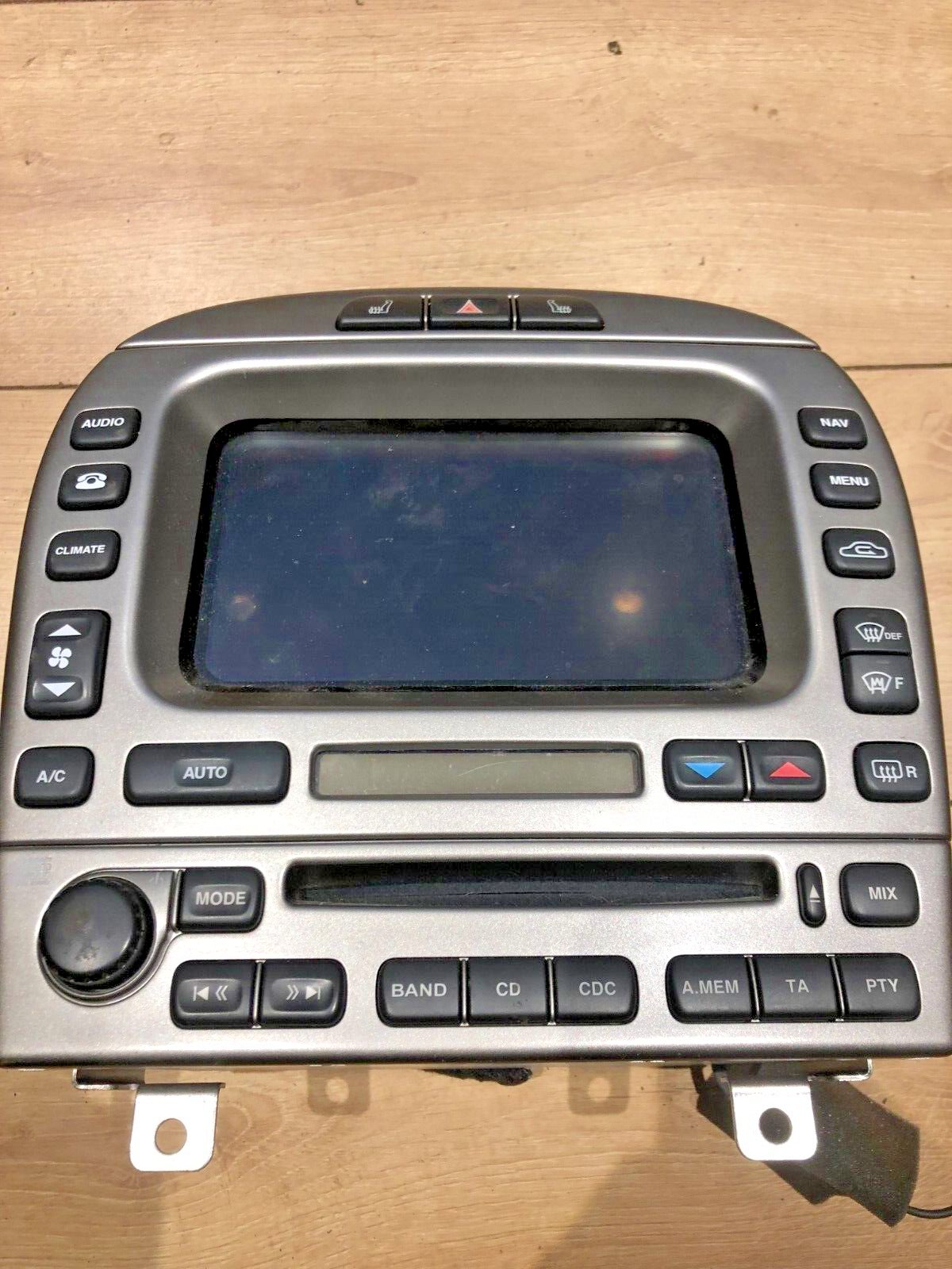 JAGUAR X-TYPE SAT NAV HEAD RADIO CD UNIT 9X3-10E889-BA with code