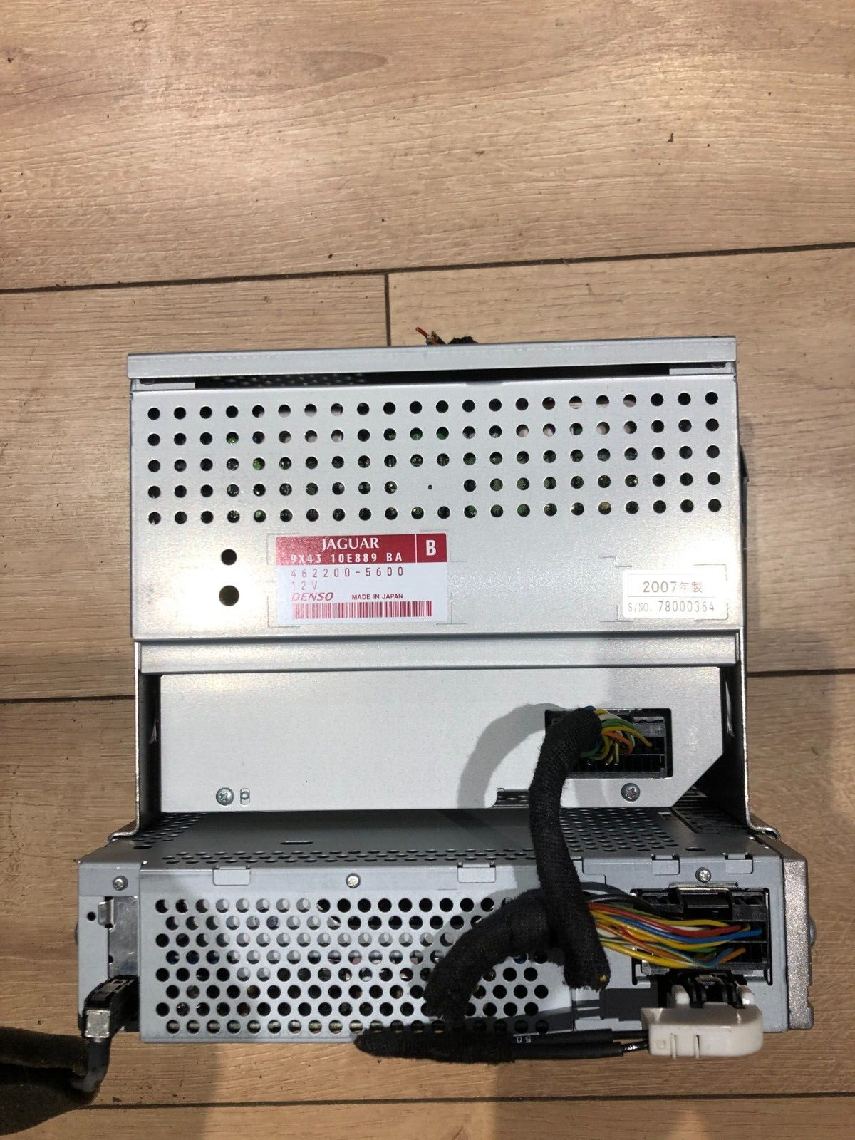 JAGUAR X-TYPE SAT NAV HEAD RADIO CD UNIT 9X3-10E889-BA with code
