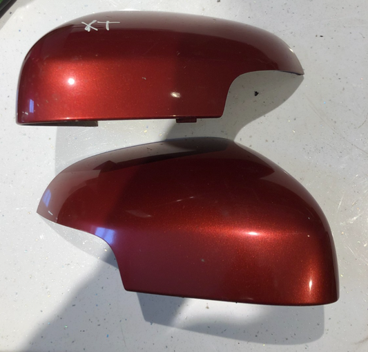 Jaguar XJ X358 / X-TYPE 2007-2009 -RED WING MIRROR COVER PAIR