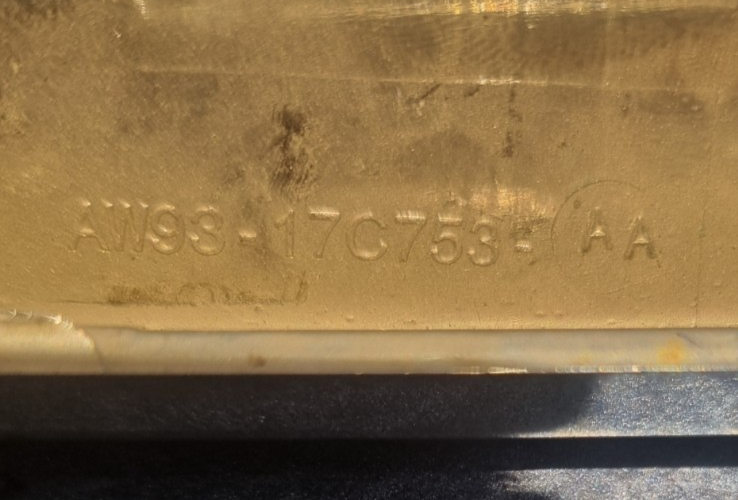 JAGUAR XJ X351 FRONT BUMPER CHROME TRIM MOULDING LEFT SIDE AW83-17C753-AA 2013