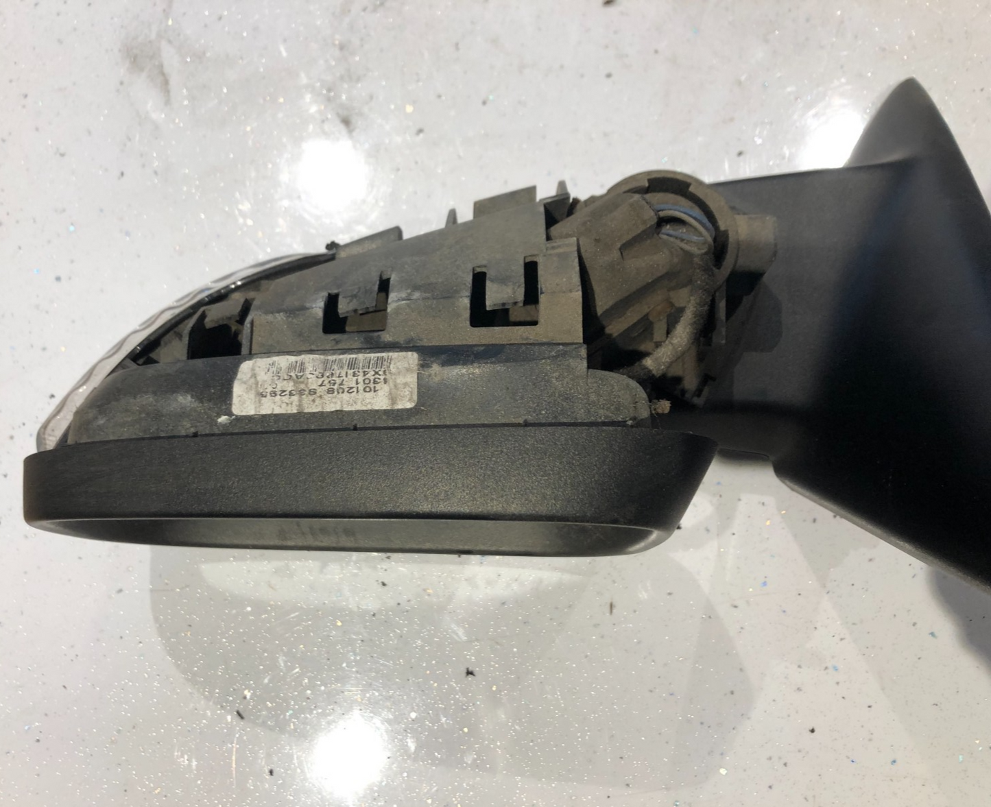 JAGUAR X- TYPE PASSENGER LEFT DOOR WING MIRROR 9 WIRE