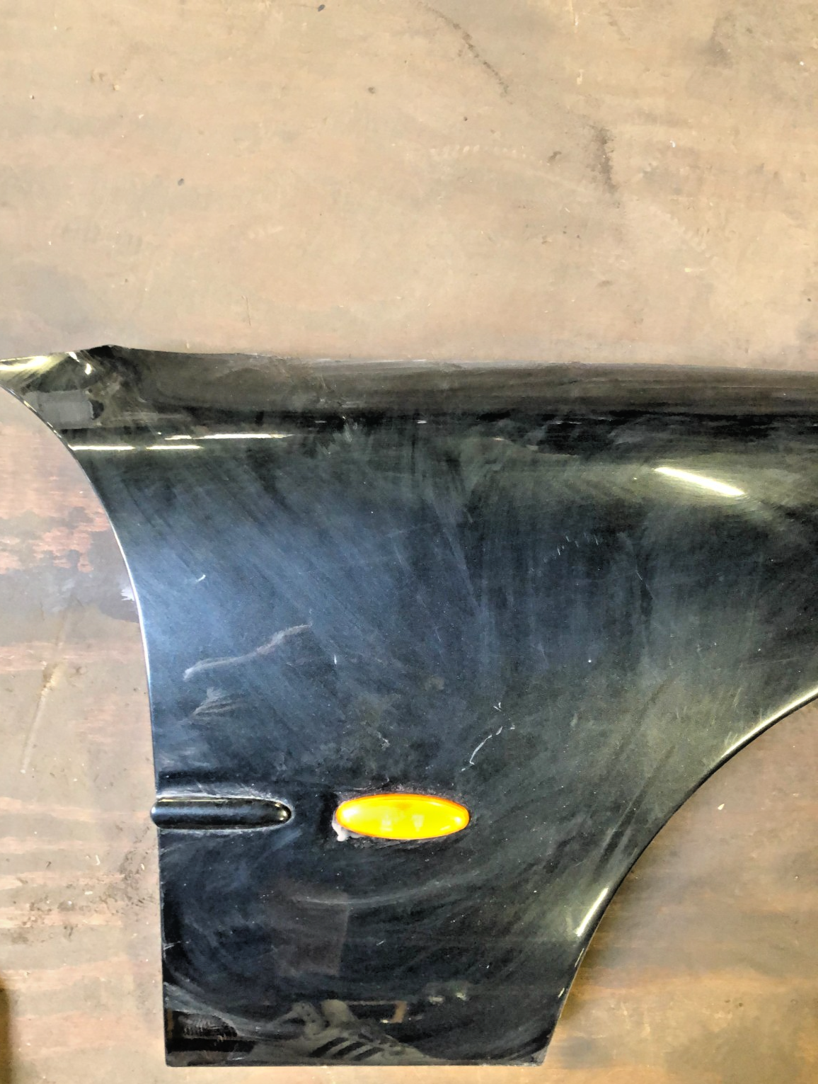 JAGUAR XK8 XK8R BLACK DRIVERS RIGHT SIDE FRONT WING