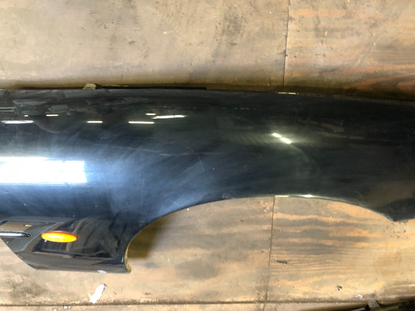 JAGUAR XK8 XK8R BLACK DRIVERS RIGHT SIDE FRONT WING