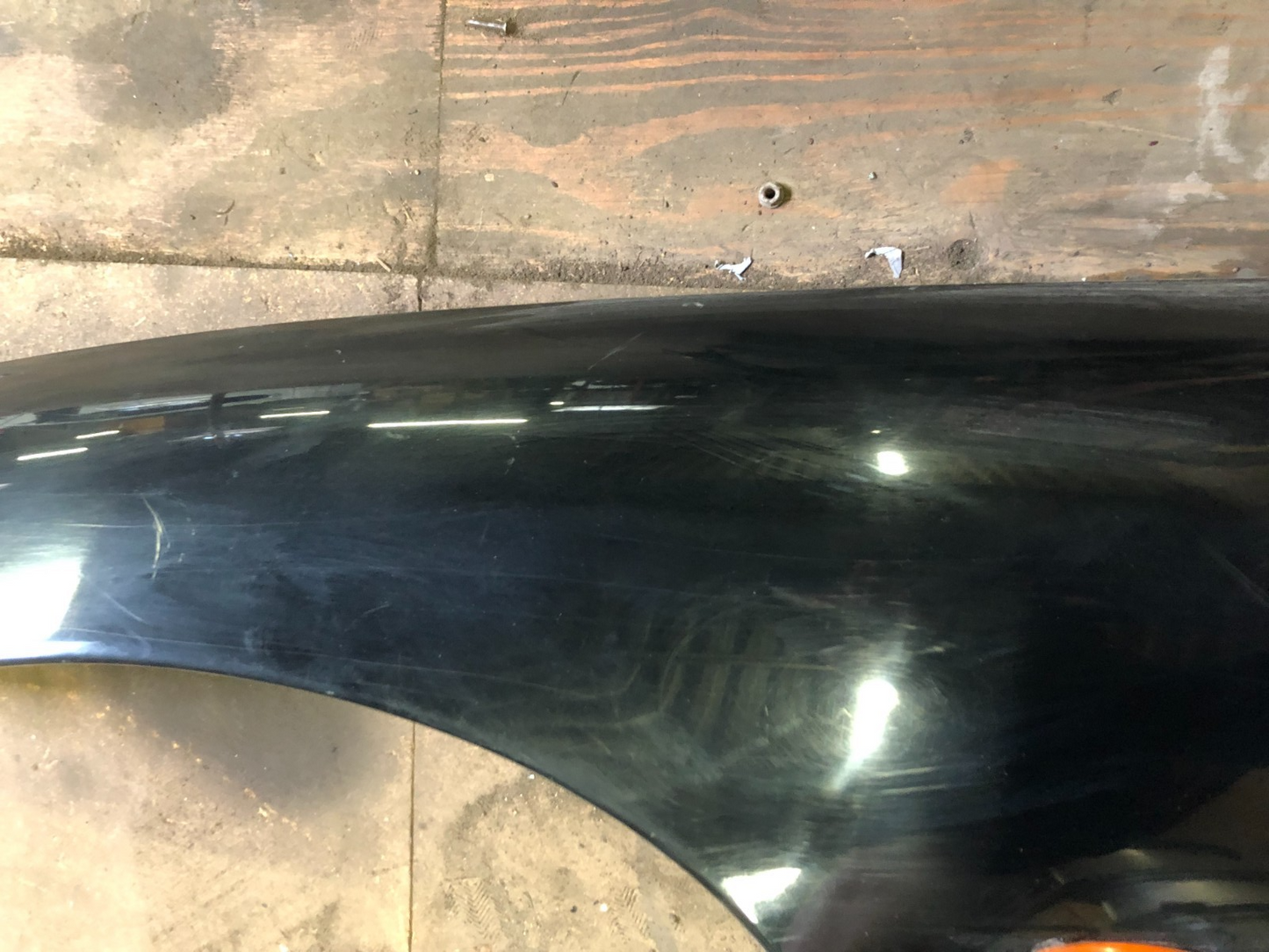JAGUAR XK8 XK8R BLACK PASSENGER LEFT SIDE FRONT WING