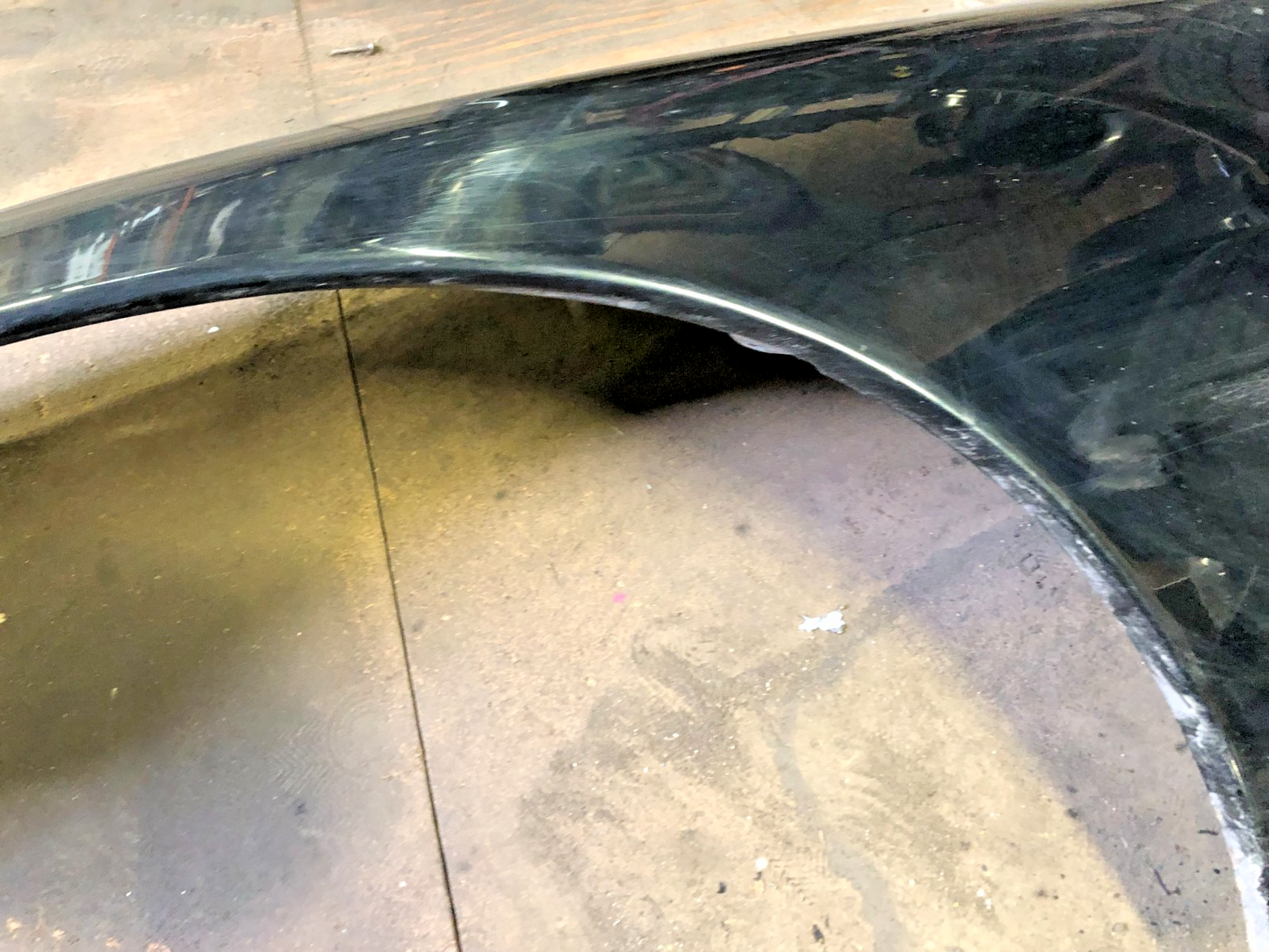 JAGUAR XK8 XK8R BLACK PASSENGER LEFT SIDE FRONT WING