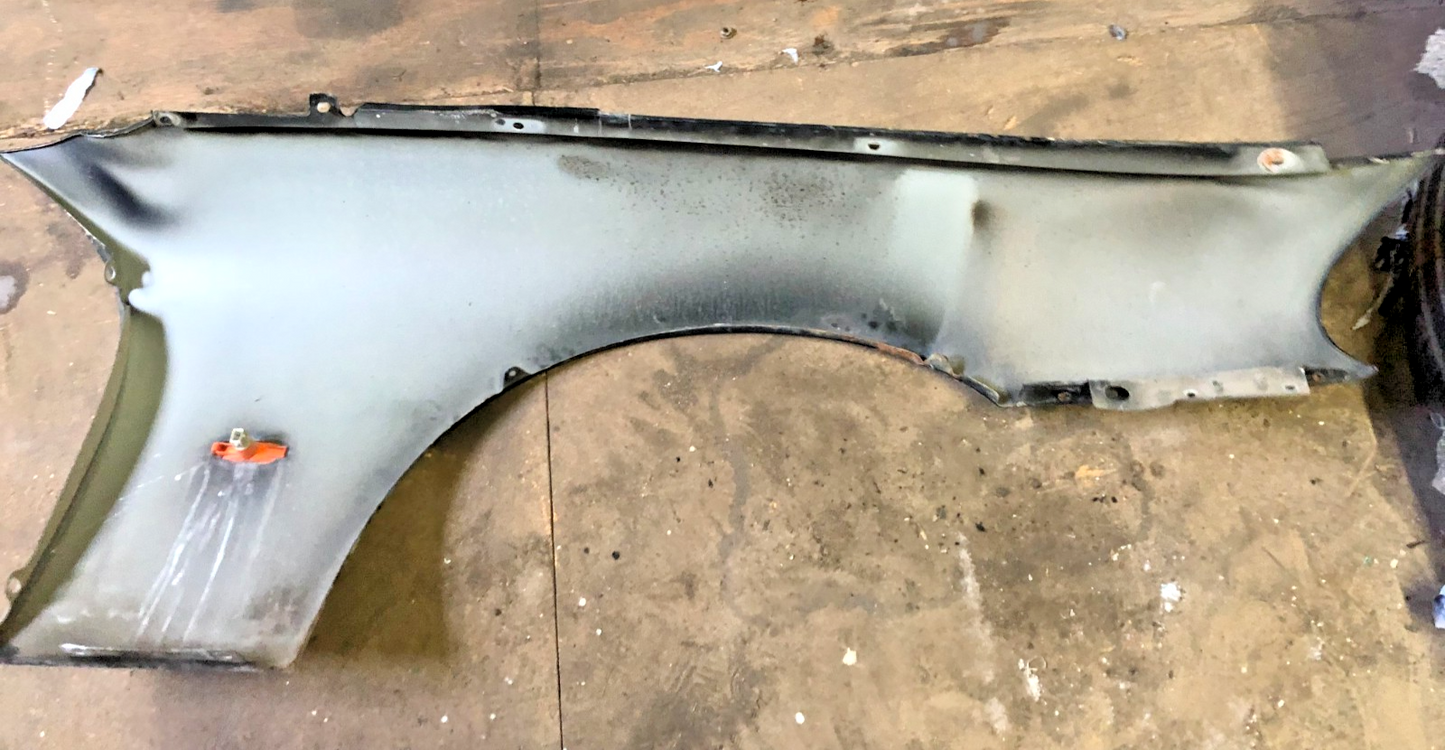 JAGUAR XK8 XK8R BLACK PASSENGER LEFT SIDE FRONT WING