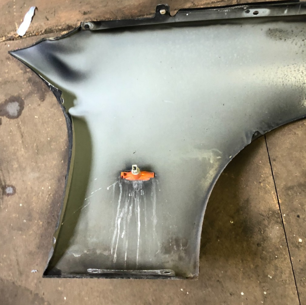 JAGUAR XK8 XK8R BLACK PASSENGER LEFT SIDE FRONT WING