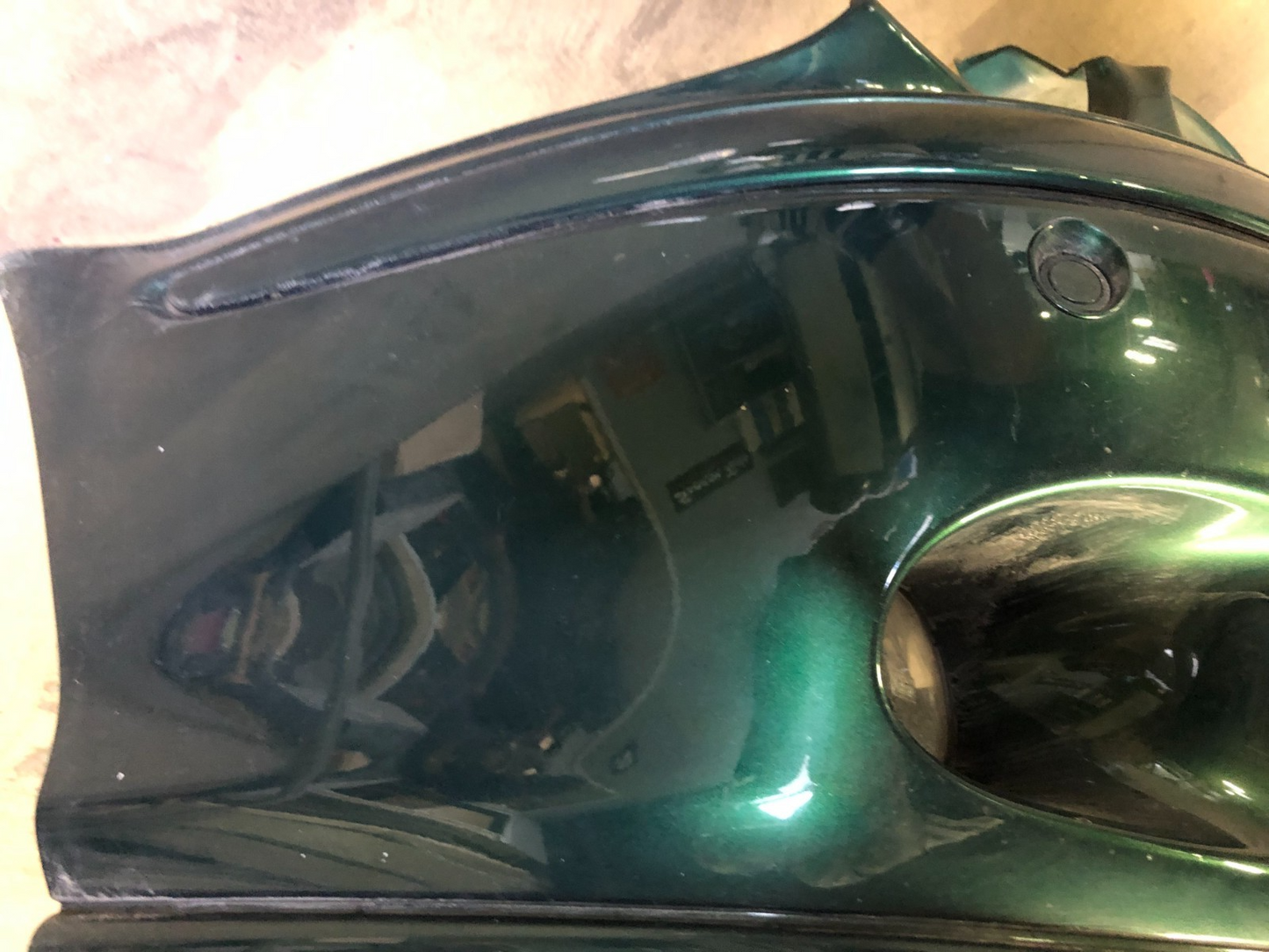 JAGUAR X-TYPE 2003-09 GREEN FRONT BUMPER PRE-FACELIFT