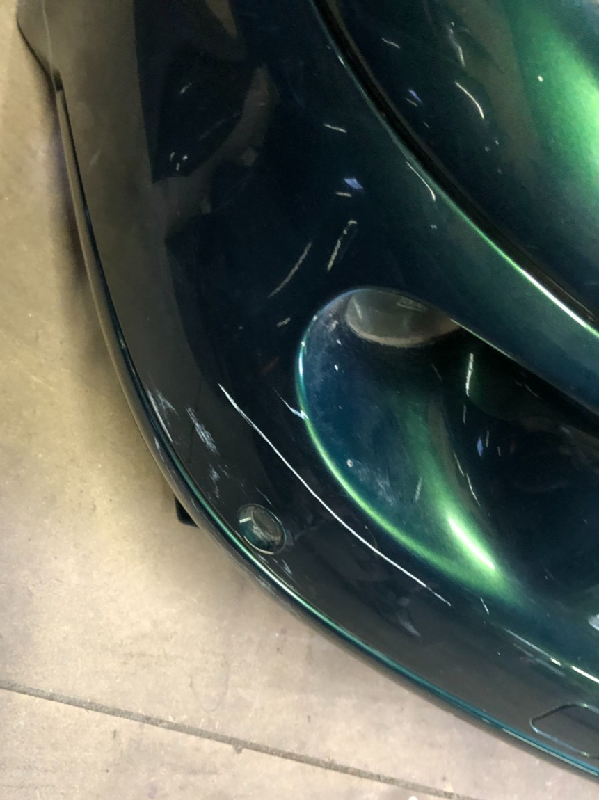 JAGUAR X-TYPE 2003-09 GREEN FRONT BUMPER PRE-FACELIFT