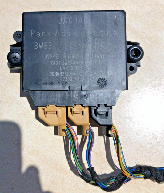 JAGUAR XF PARKING SENSOR CONTROL MODULE ECU PDC BW83-15K866-BC X250 2012 - 2015
