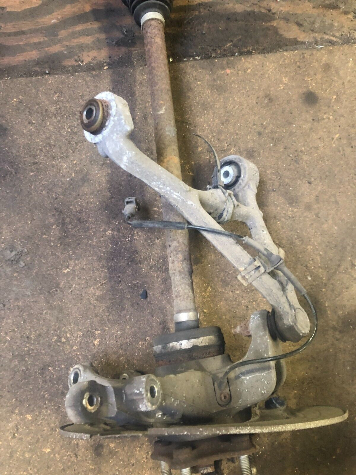JAGUAR XF X250 2.2D DRIVERS RIGHT REAR HUB BEARING & DRIVESHAFT ASSEMBLY
