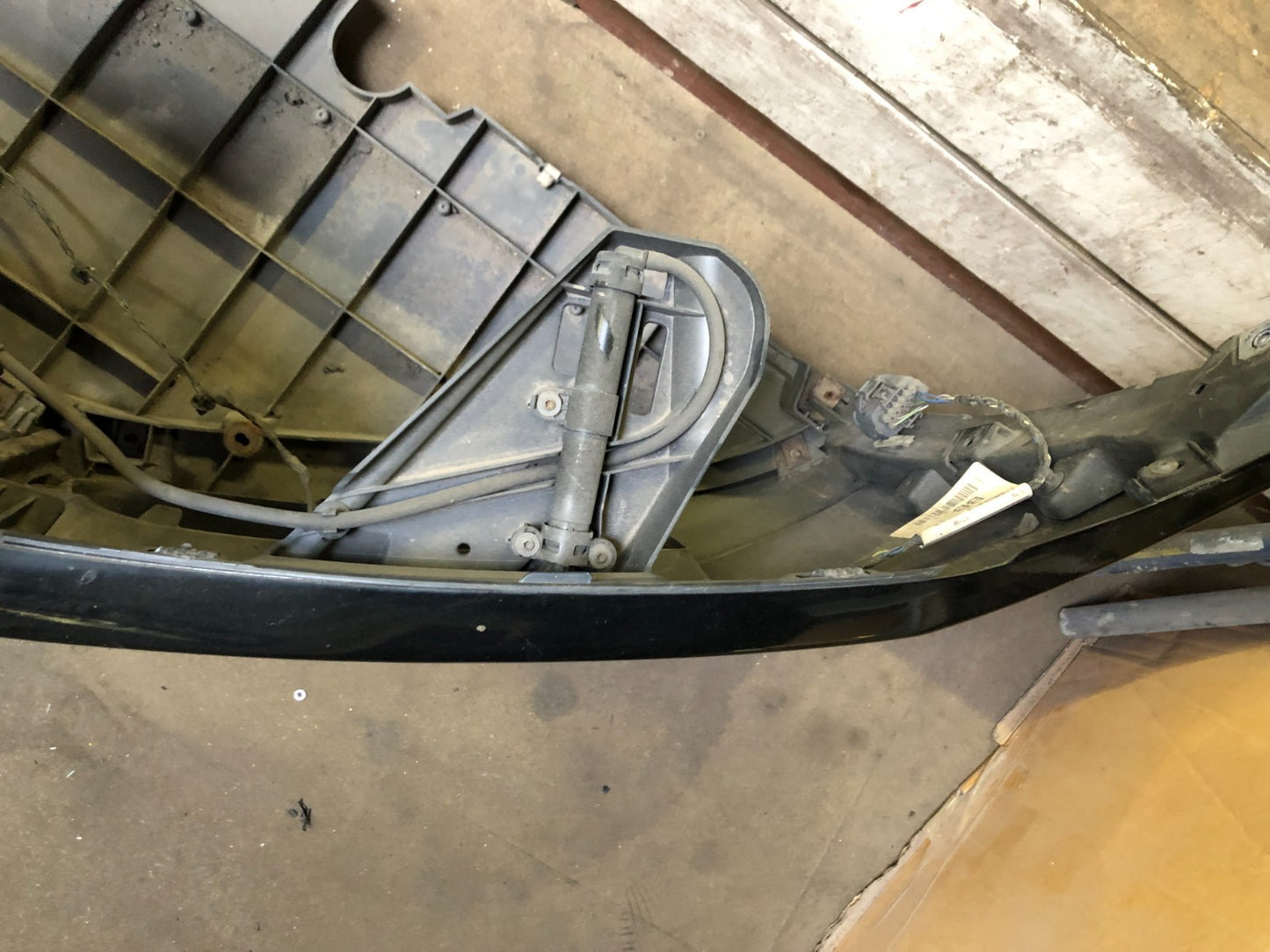 JAGUAR XF X250 FACELIFT FRONT BUMPER BLACK