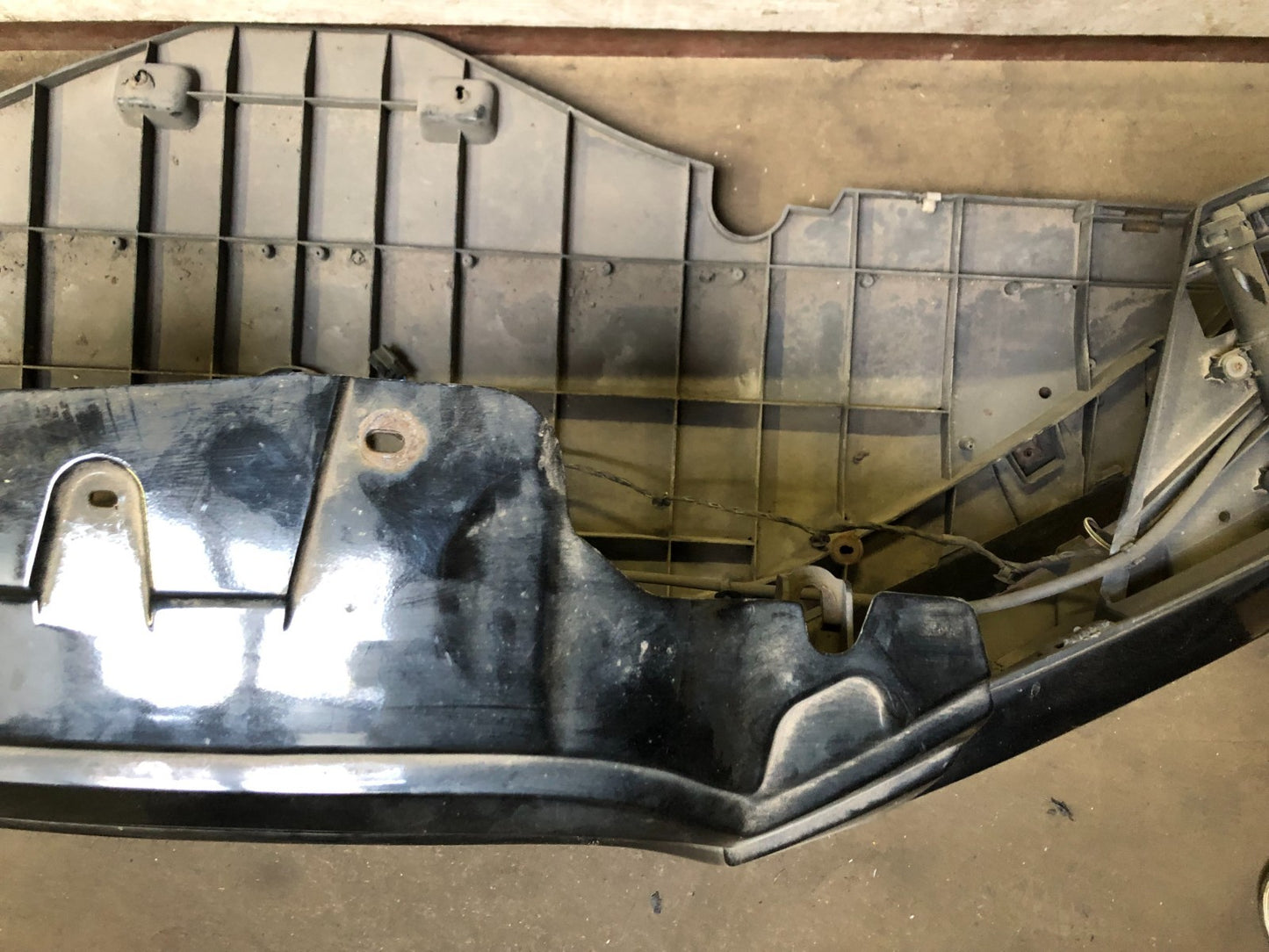 JAGUAR XF X250 FACELIFT FRONT BUMPER BLACK