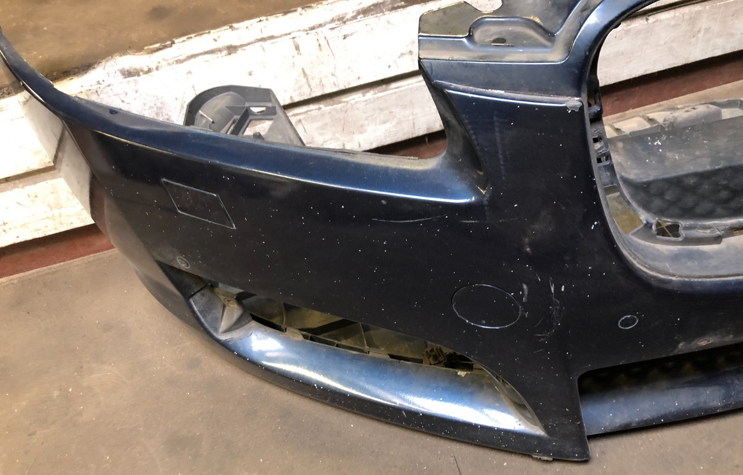 JAGUAR XF X250 FACELIFT FRONT BUMPER BLUE