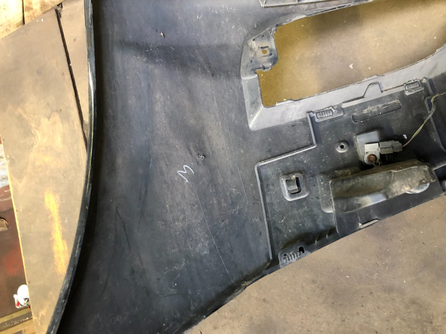JAGUAR XF X250 FACELIFT FRONT BUMPER BLACK