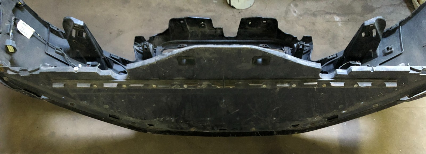 JAGUAR XF X250 FACELIFT FRONT BUMPER BLACK