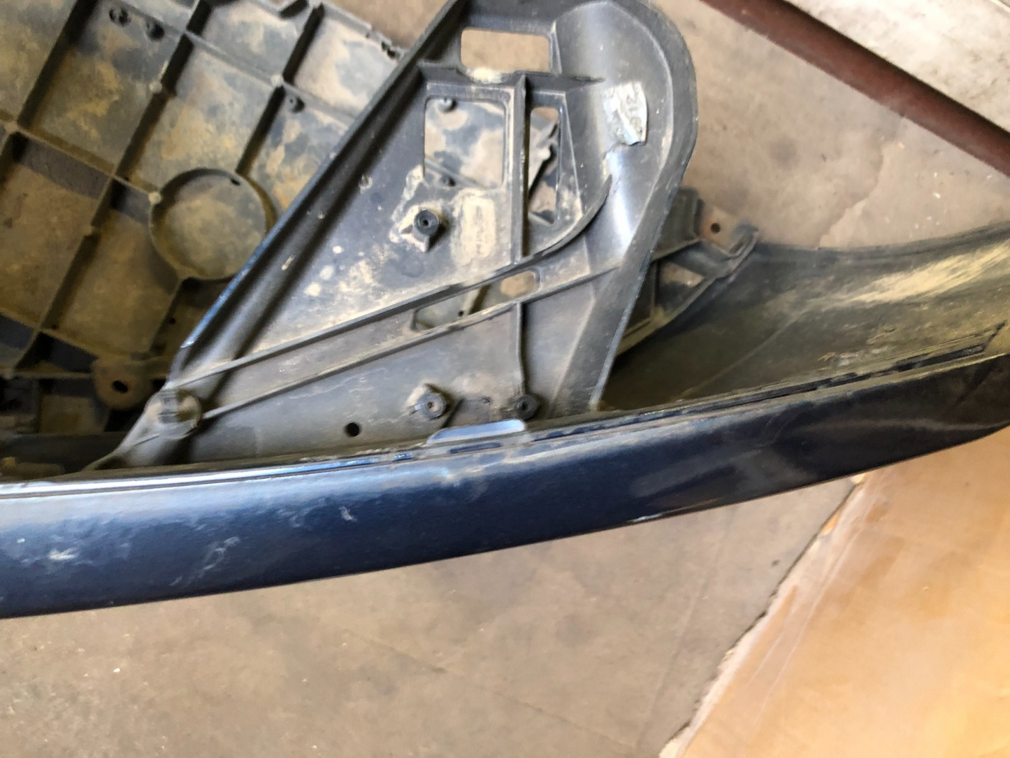 JAGUAR XF X250 FACELIFT FRONT BUMPER BLUE