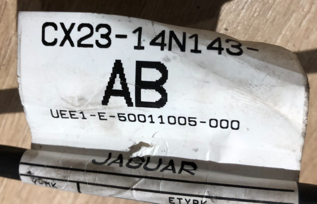 JAGUAR XF NEGATIVE BATTERY CABLE X250 2013 CX23-14N143-AB