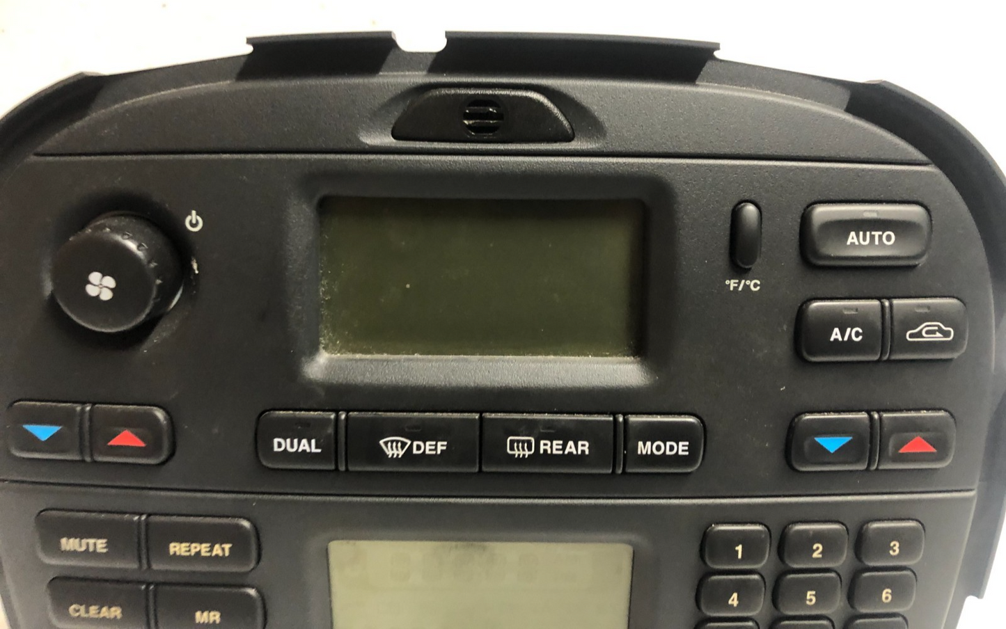JAGUAR S-TYPE X200 STEREO RADIO CD PLAYER HEAD UNIT WITH AC CONTROL PANEL