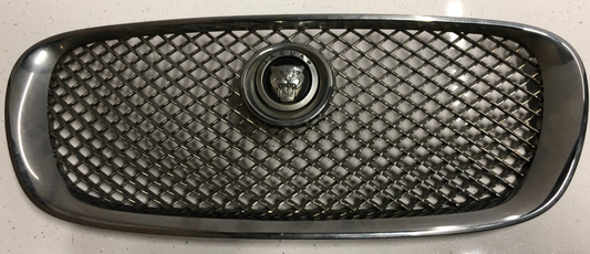 JAGUAR XF 2008-2011 CHROME MESH GRILLE WITH CHROME SURROUND 8X23-8A100