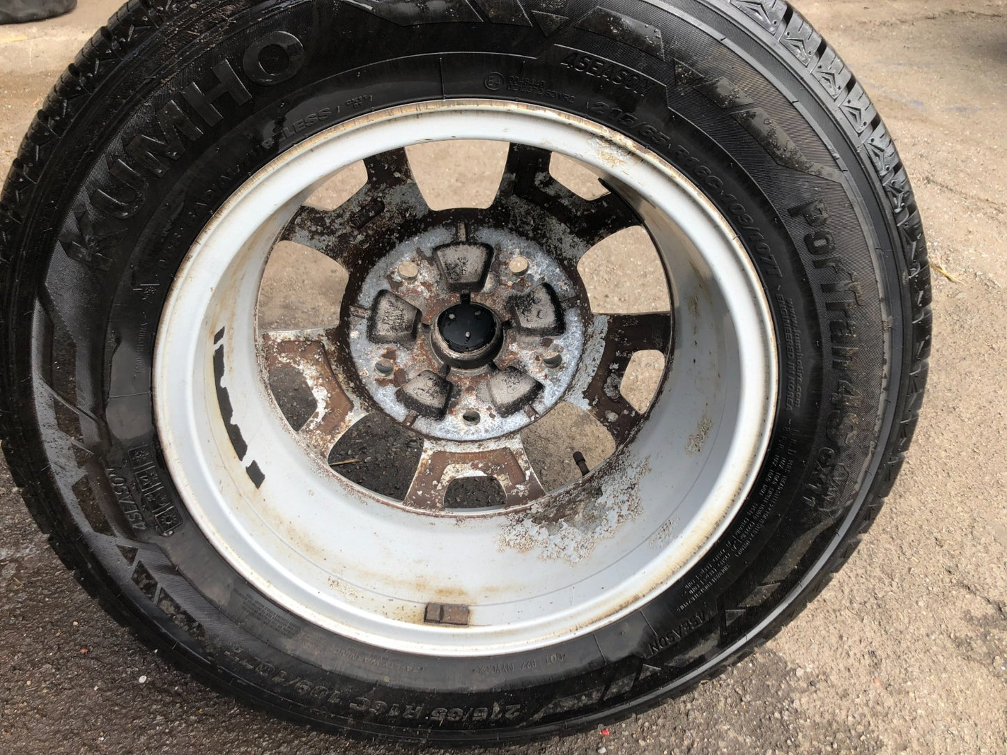 GENUINE FORD TRANSIT CUSTOM 2015 16" 10 SPOKE ALLOY WHEEL & very good tyre