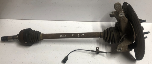 JAGUAR XF X250 2.7D PASSENGER LEFT REAR HUB WHEEL BEARING & DRIVEHAFT ASSEMBLY