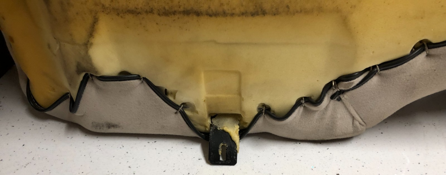 JAGUAR XK8 1996-2005 RECARO REAR INTERIOR LEATHER SEAT IN IVORY