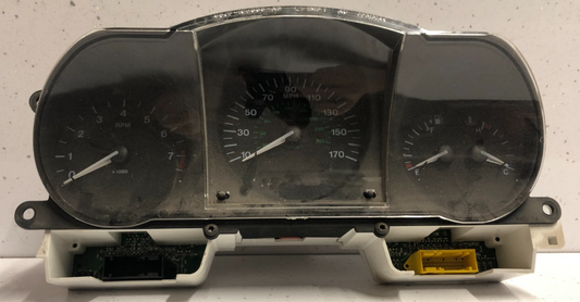 JAGUAR XK8 XJ8 2001-2002 DASHBOARD CLOCKS / INSTRUMENT CLUSTER PACK LJE4300AB