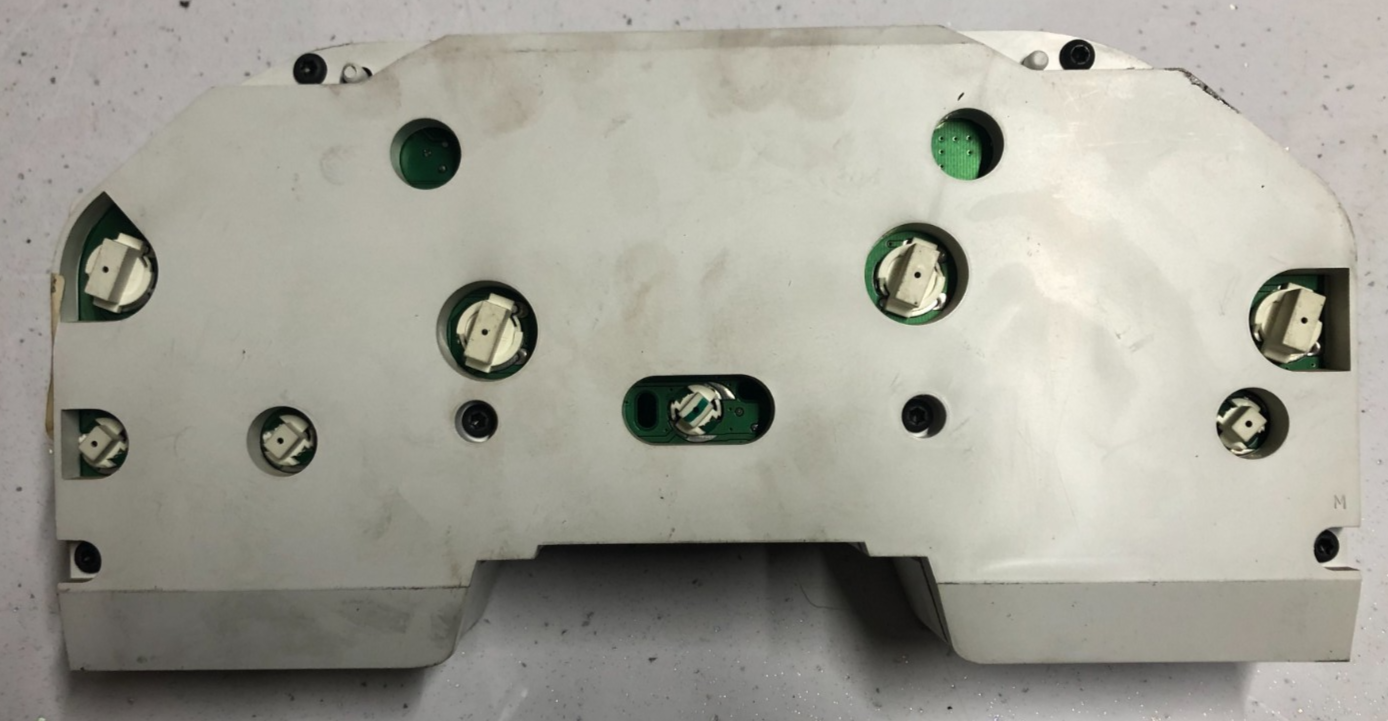 JAGUAR XK8 XJ8 2001-2002 DASHBOARD CLOCKS / INSTRUMENT CLUSTER PACK LJE4300AB