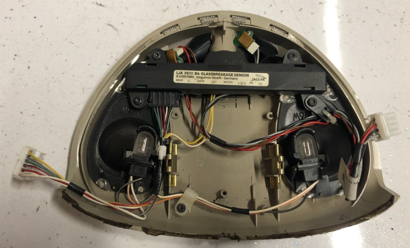 JAGUAR XK8 XKR 2000-2006 ROOF CONSOLE (OATMEAL)