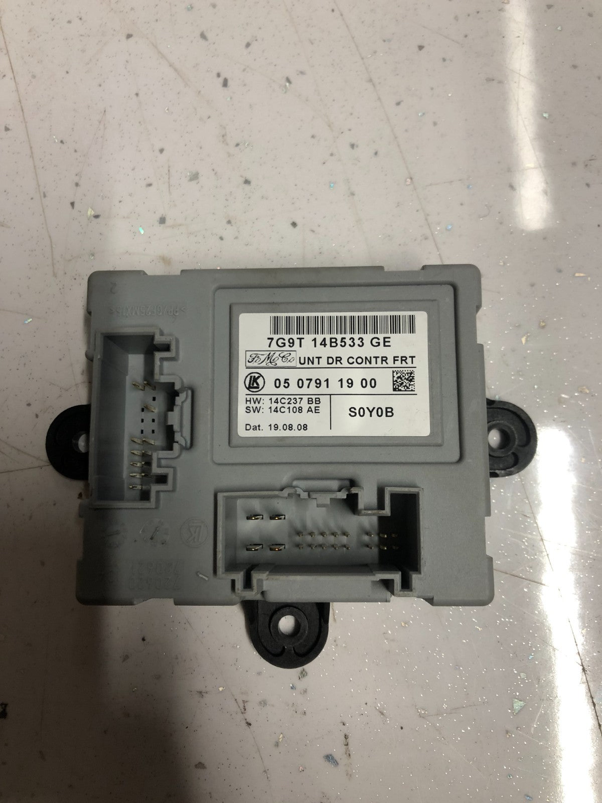 Jaguar XF 2008-2009 PASSENGER DOOR MODULE 7G9T-14B533-GE