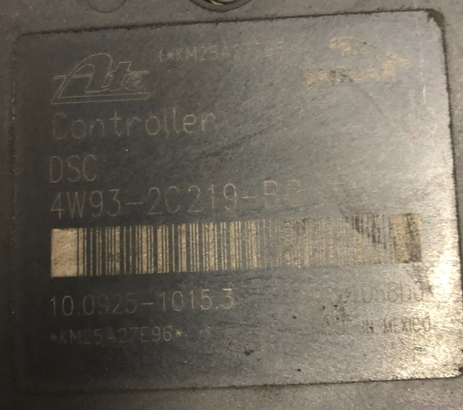 JaguarXJ6 XJ8 X350 S-TYPE 2004-2005 ABS PUMP + MODULE4W93-2C219-BC 4W93-2C405-AC