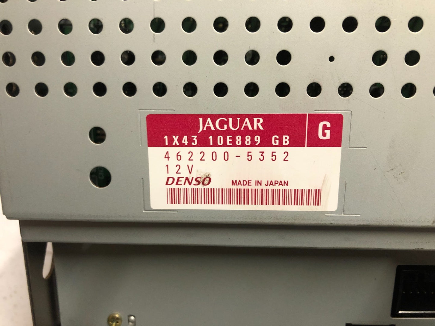 JAGUAR X-TYPE SAT NAV HEAD RADIO CD UNIT 1X43-10E889-GB