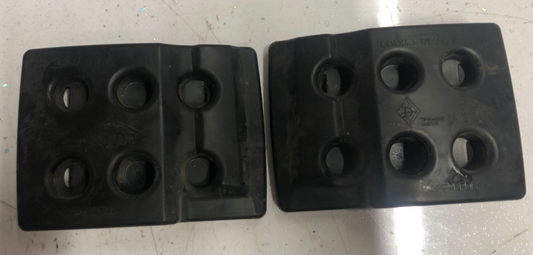 Jaguar X-Type Front Bumper Impact Bar End Cap Trims Left & Right 2004-2008