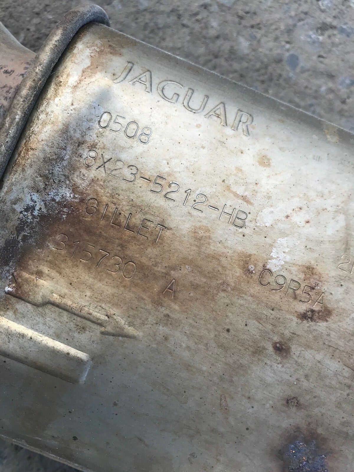 Jaguar XF 2.7D Twin Exhaust Mid Section 8X23-5212-HB 2008-2012