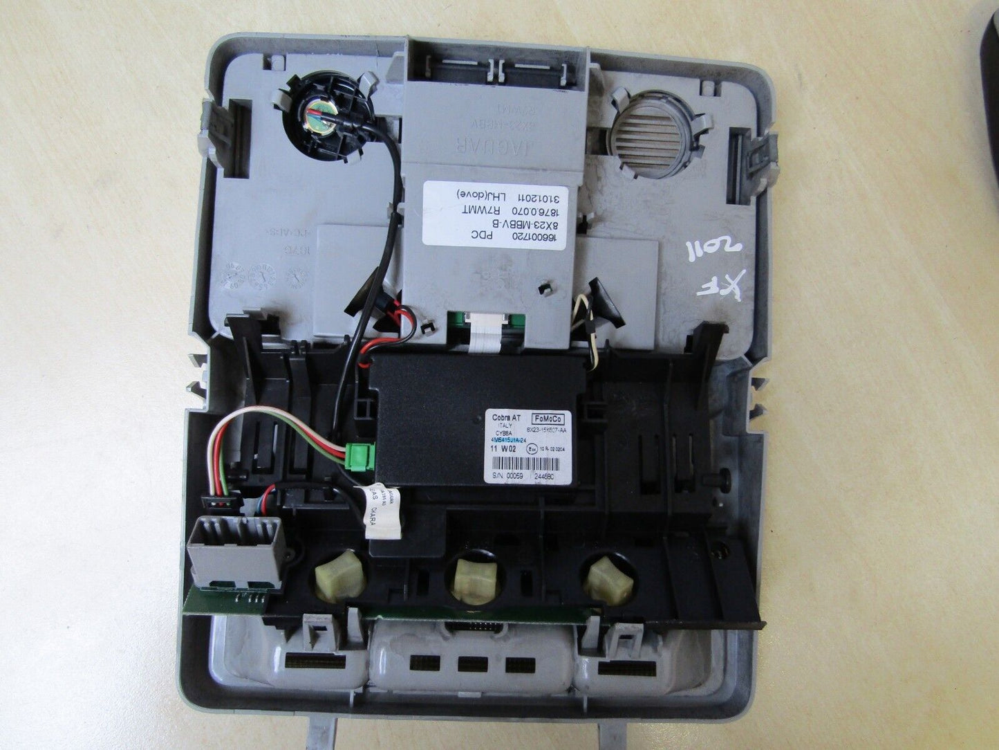 JAGUAR XF X250 INTERIOR ROOF READING COMFORT LIGHT PANEL 2008 8X23-15K607-AA