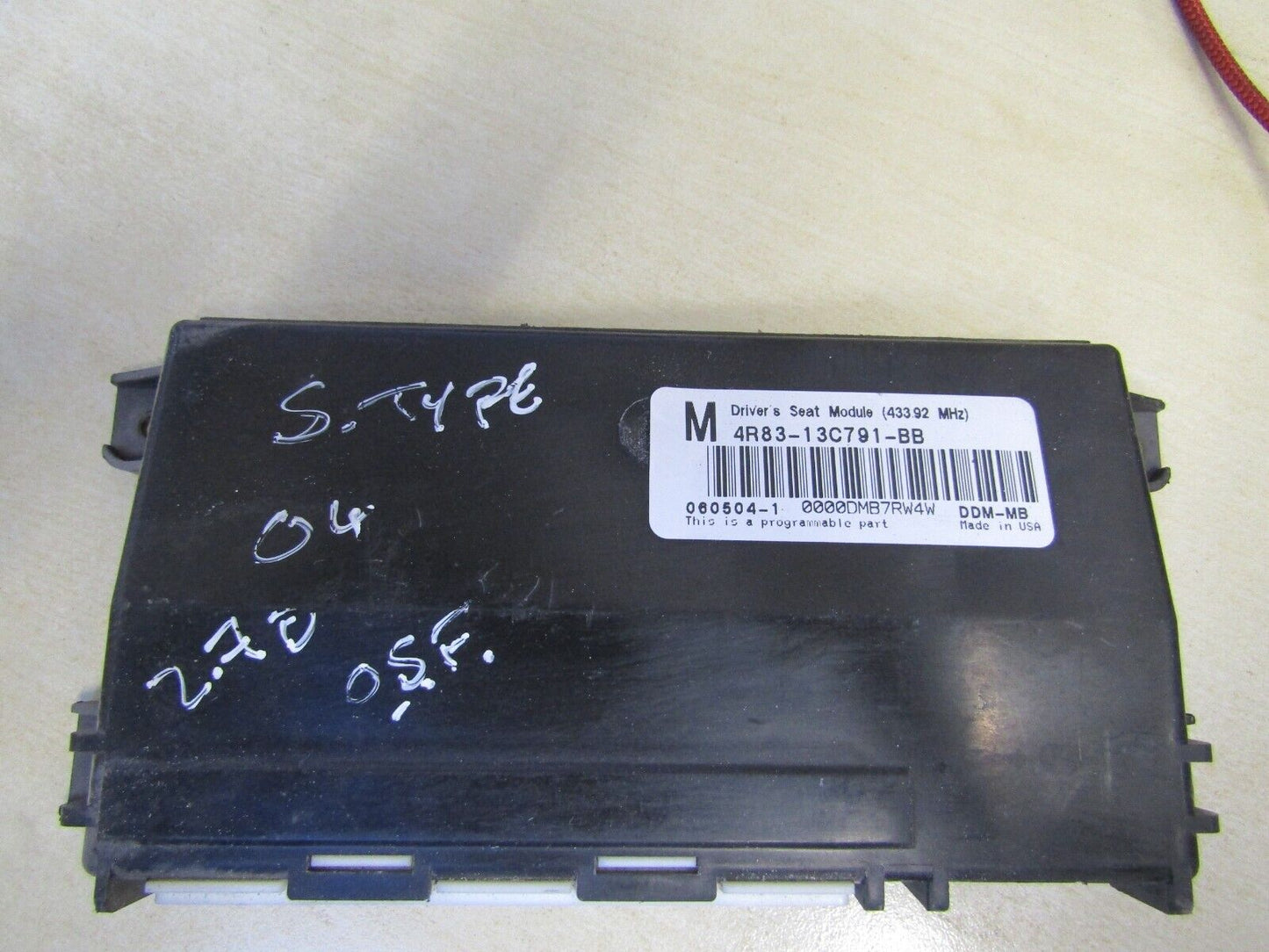 JAGUAR S-TYPE SEAT CONTROL UNIT ECU DRIVER SIDE 4R83-13C791-BB 2004 - 2007