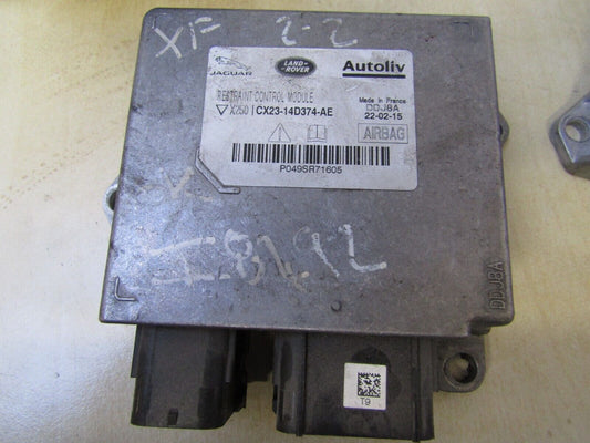 JAGUAR XF AIRBAG SENSOR CONTROL UNIT ECU 9X23-14D374-AC