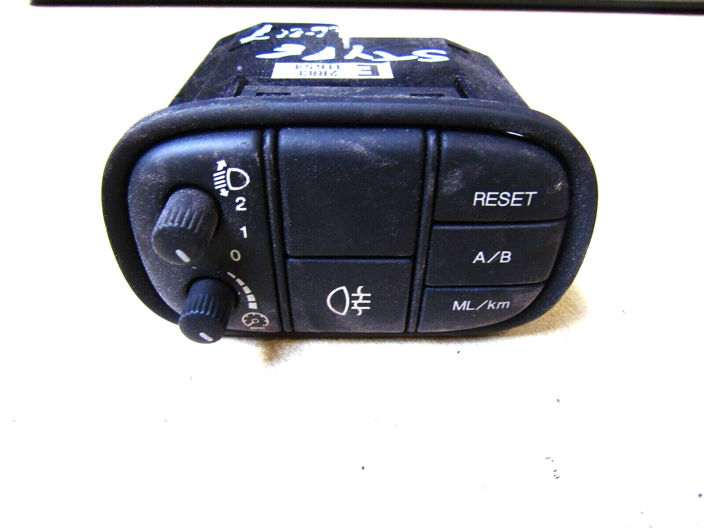 JAGUAR S-TYPE FOG LIGHT CONTROL SWITCH 2R83-11654 E