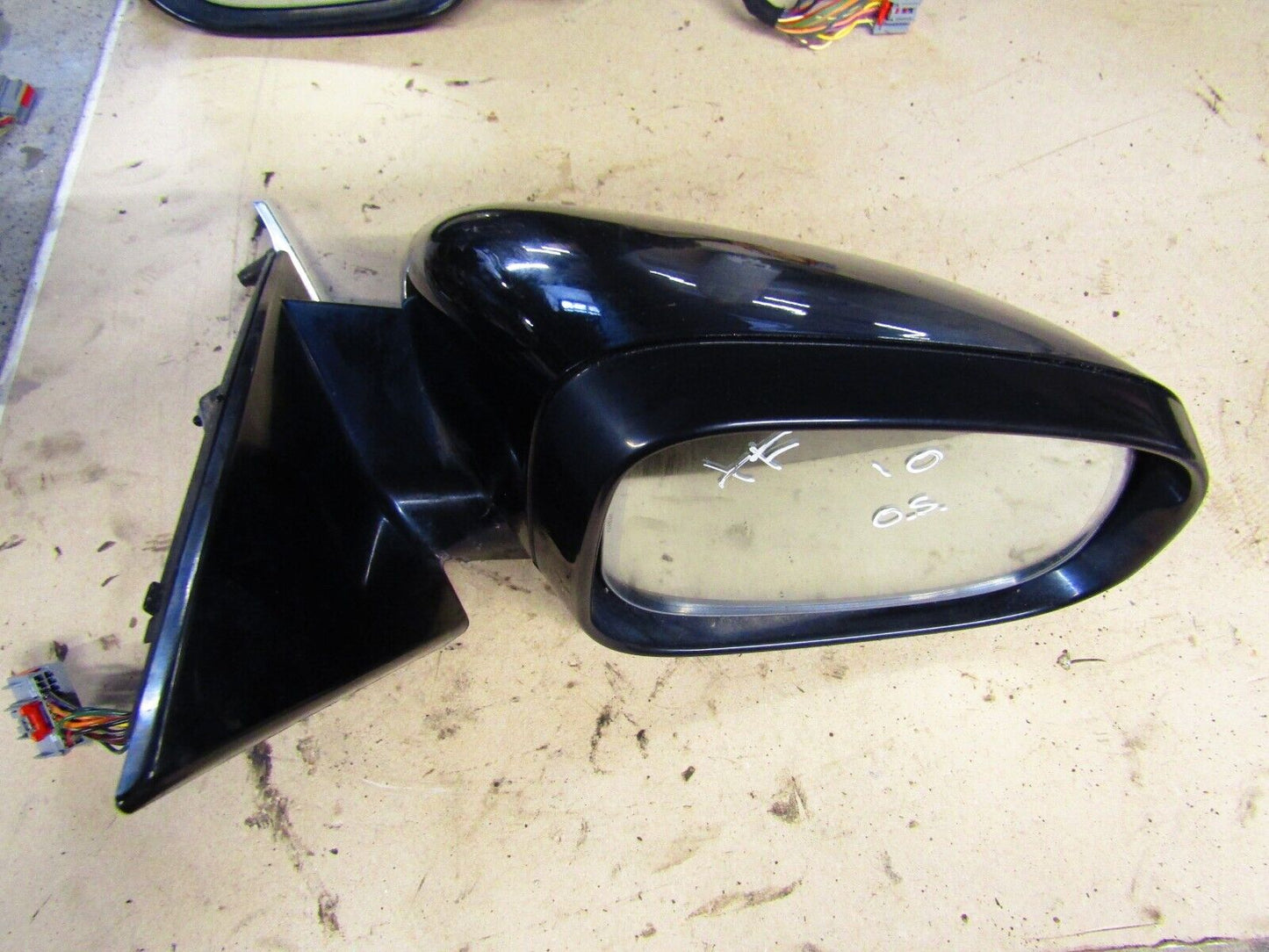 JAGUAR XF N/S Passengers Door Left Wing Mirror 16 wires Black