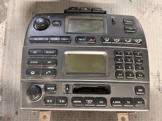 JAGUAR S-TYPE RADIO HEAD /CASSETTE UNIT NO CODE