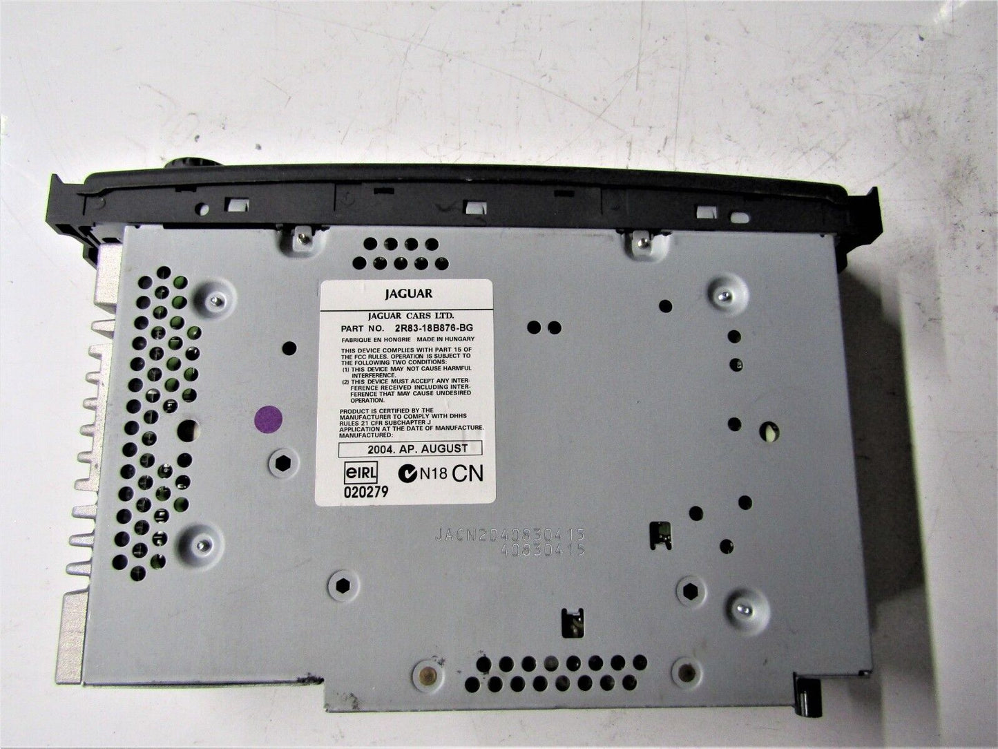 JAGUAR S-TYPE X200 CD Car Radio 2R83-18B876-BG