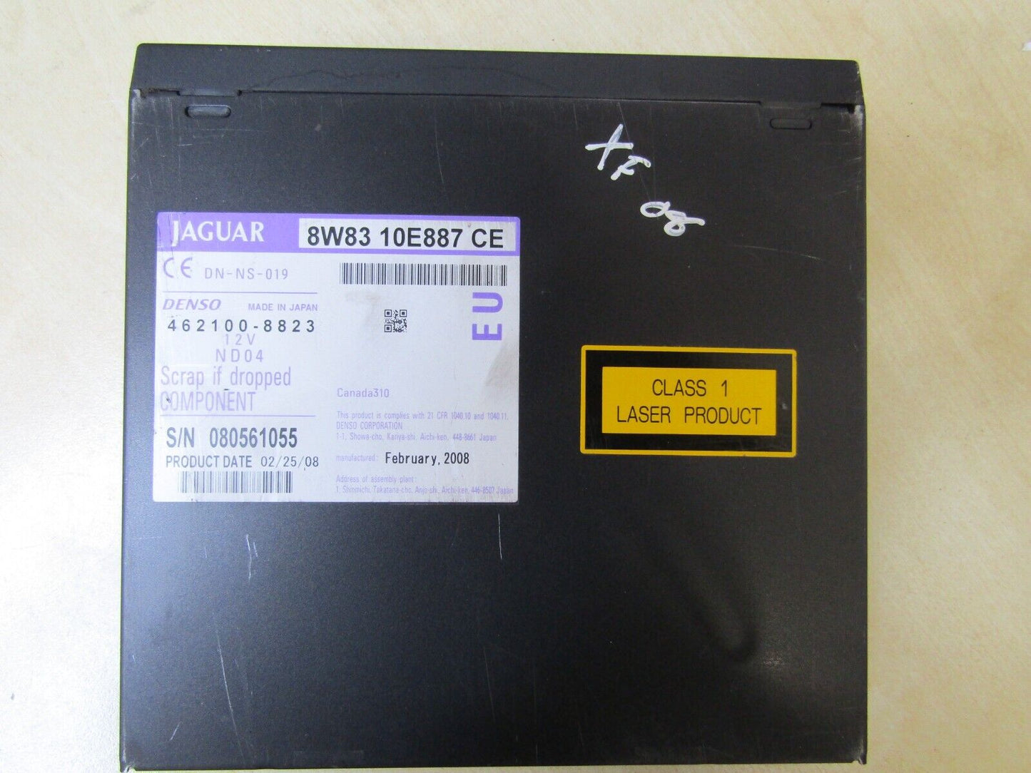 JAGUAR XF XJ XK 2008-2011 NAVIGATION DVD MODULE 8W83-10E887-CE/CD