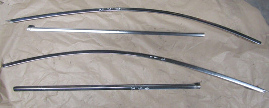 JAGUAR XF FRONT CHROME WINDOW TRIM PAIR