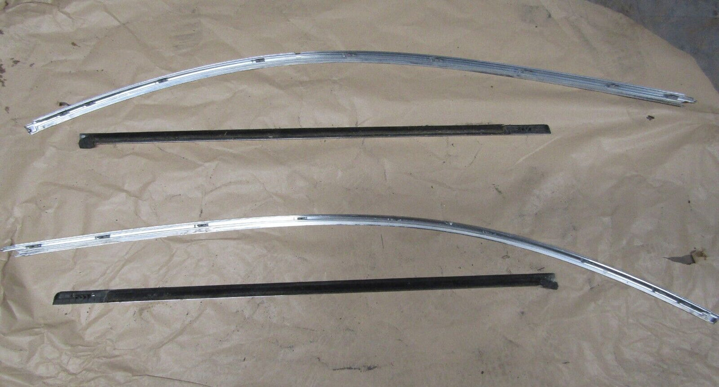 JAGUAR XF FRONT CHROME WINDOW TRIM PAIR