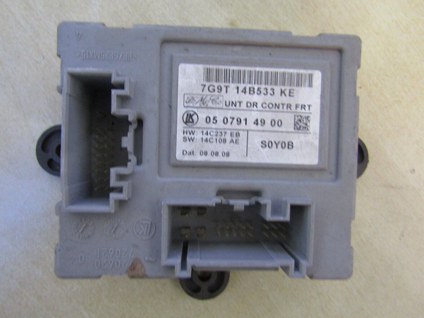 Jaguar XF X250 Door Control Module Unit 7G9T-14G533 KE