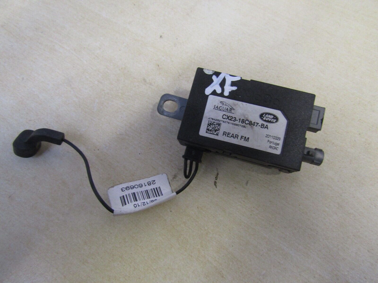 JAGUAR XF X250 FM Rear Antenna Amplifier Control Module CX23-18C847-BA ...