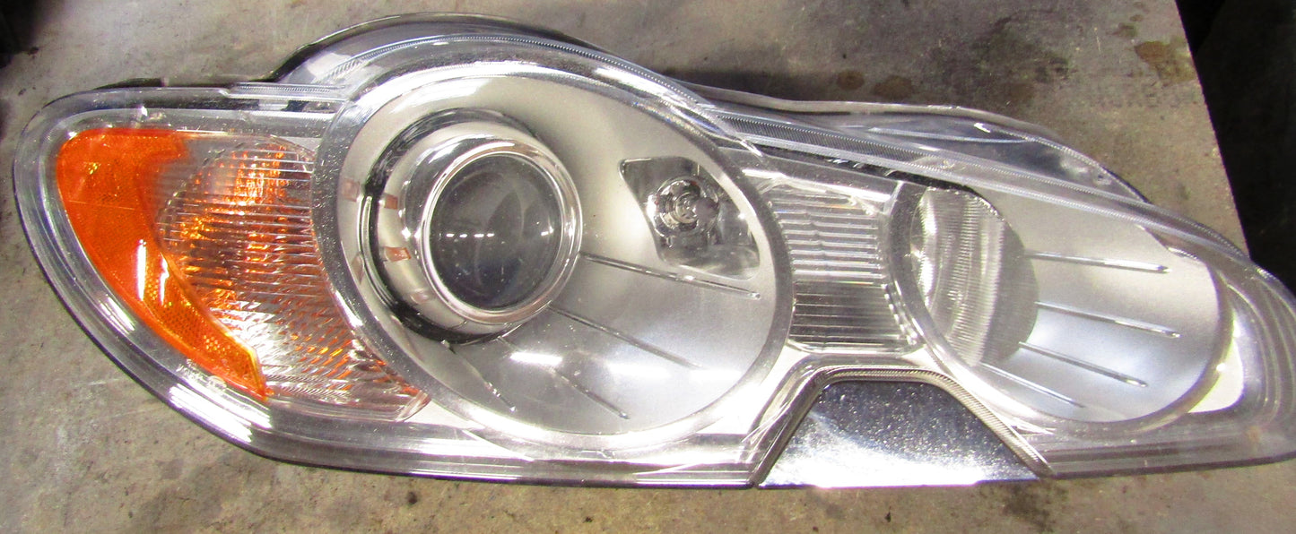 JAGUAR XF PRE FACELIFT DRIVERS HEADLIGHT( BALLAST+WASHER)