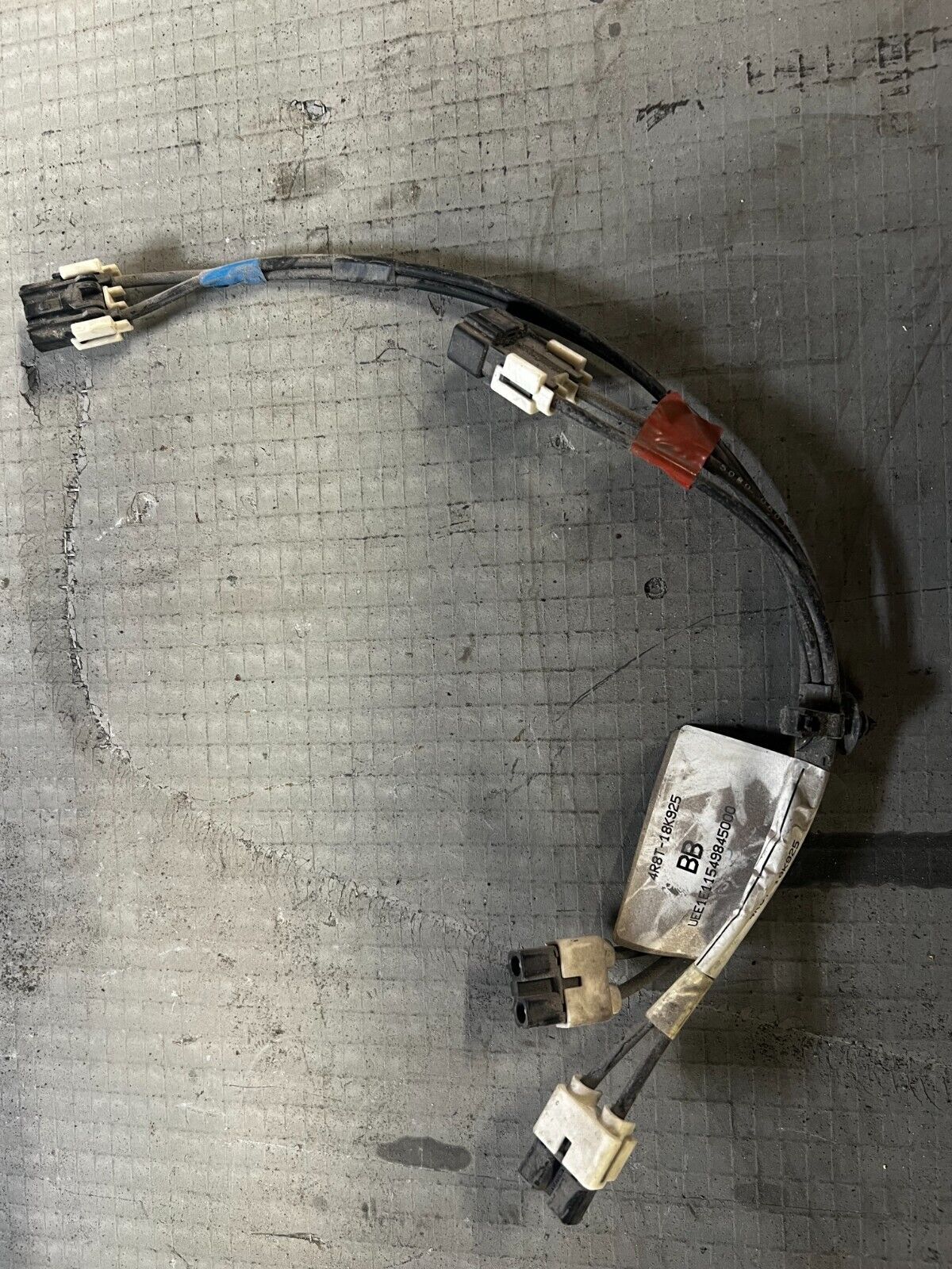JAGUAR S-TYPE BOOT FIBRE OPTICS LOOP 4R8T-18K925 BOOT WIRE CABLES